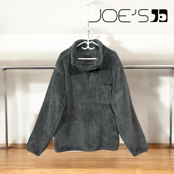 NWOT, Joe's Jeans, Men's Grey Zip-Up Sweater, XL 🍂 - Picture 1 of 9